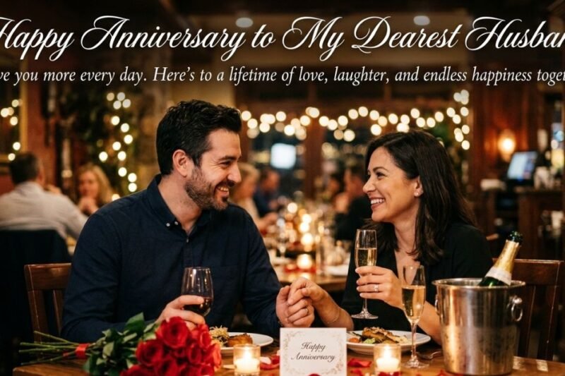 Heartfelt Anniversary Wishes for Husband (Romantic, Sweet & Emotional)