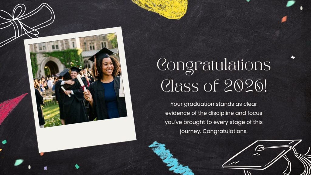 Formal Graduation Messages