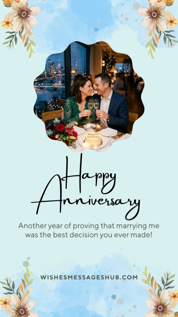Funny Anniversary Wishes for Husband