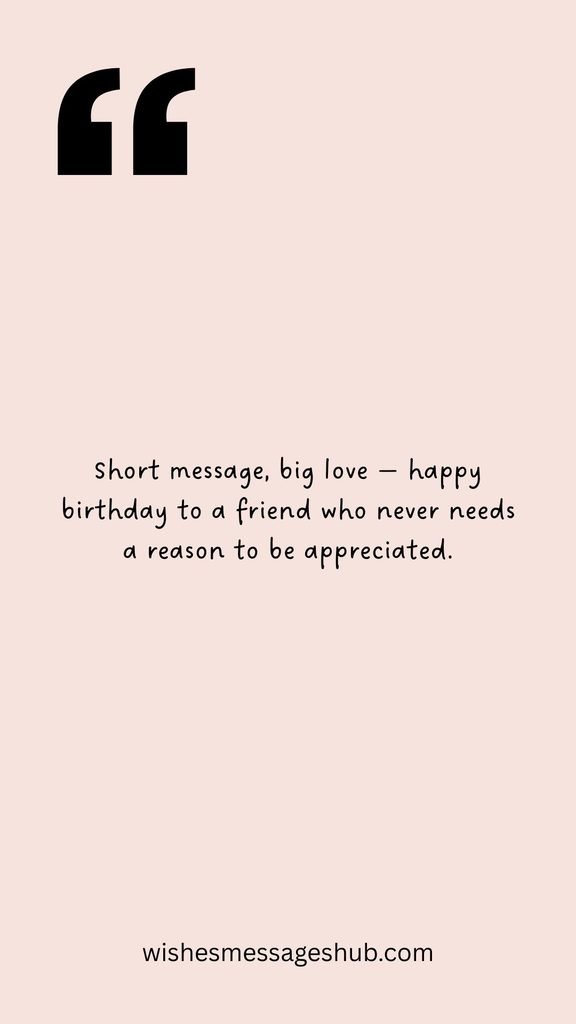Short but Meaningful Birthday Wishes