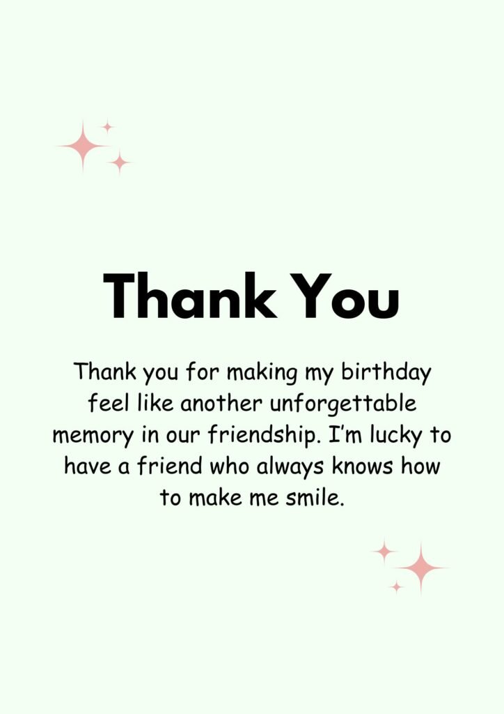 Thank You Messages for Best Friends