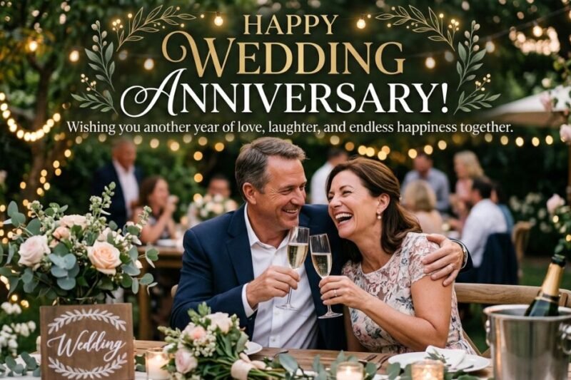 Wedding Anniversary Wishes for Couple