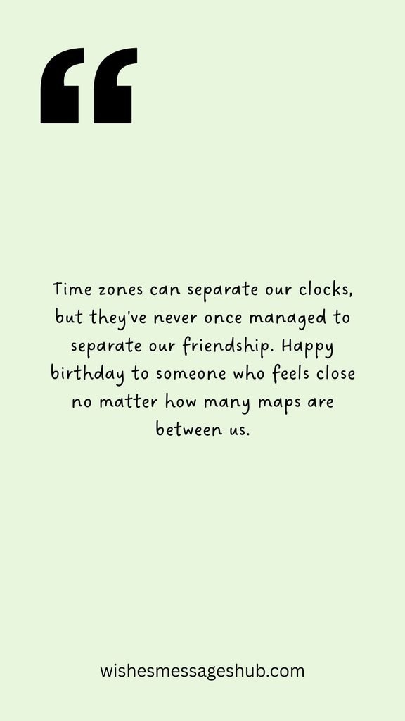 Wishes for a Long-Distance Friend