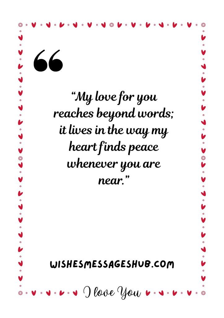 Deep I Love You Quotes