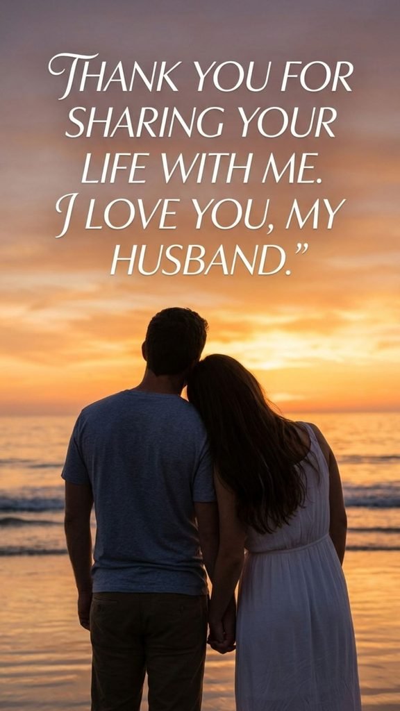 Thank You Quotes for Your Husband