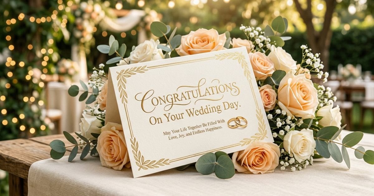 Wedding Congratulations Messages